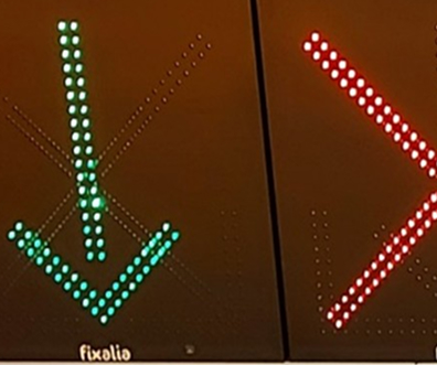 Fixalia Señales Sago aspa/flecha